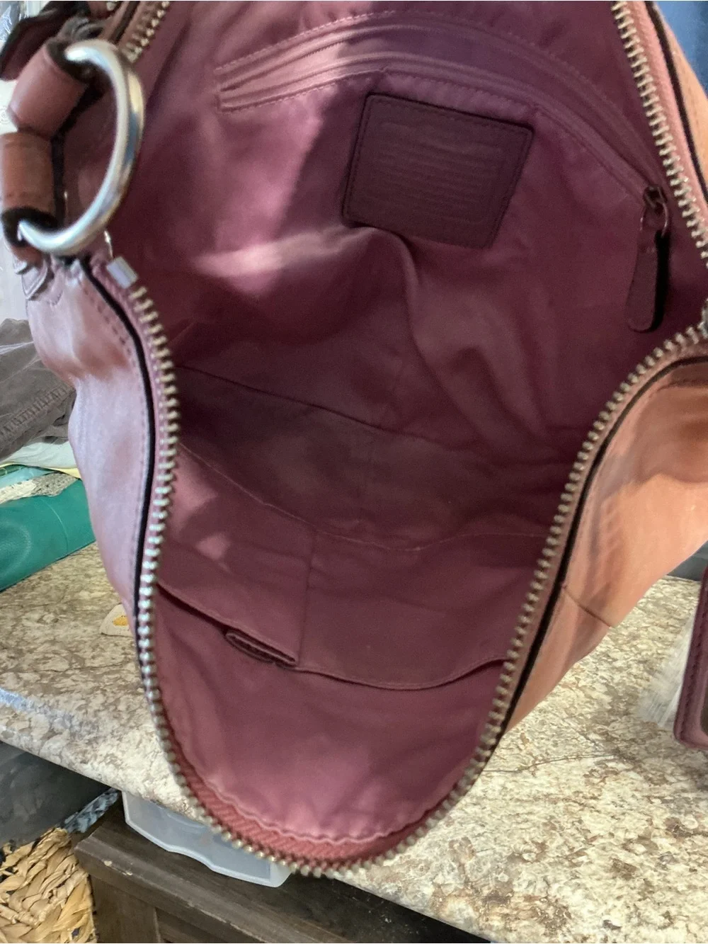 Coach authentic leather